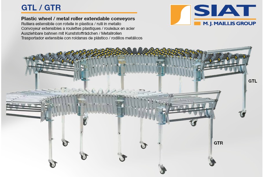 Podajniki rozciągliwe do zaklejarki SIAT GL i GTR
